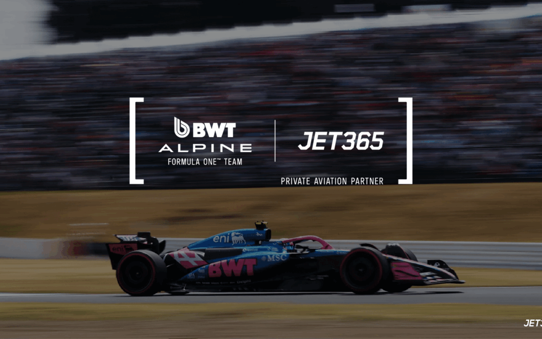 JET365 Named Official Private Aviation Partner of Alpine Formula One Team